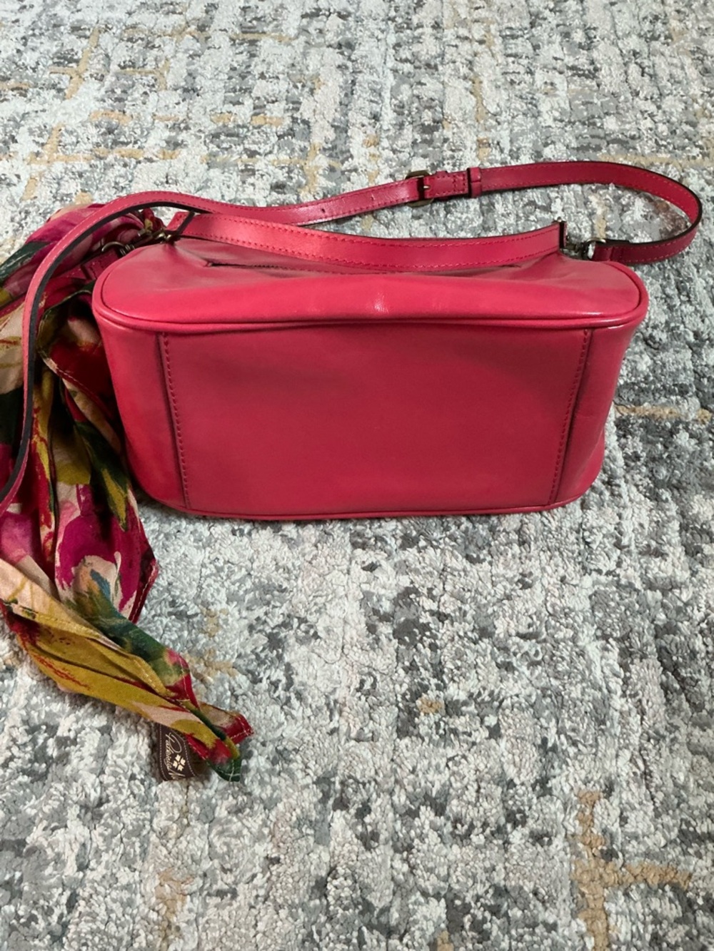 PATRICIA NASH IKARIA LEATHER SHOULDER BAG! EUC! - Picture 5 of 12